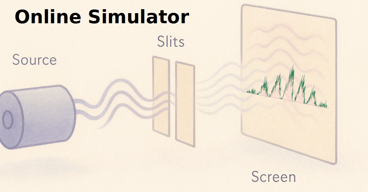 Schematic diagram of a matter-wave diffraction setup.