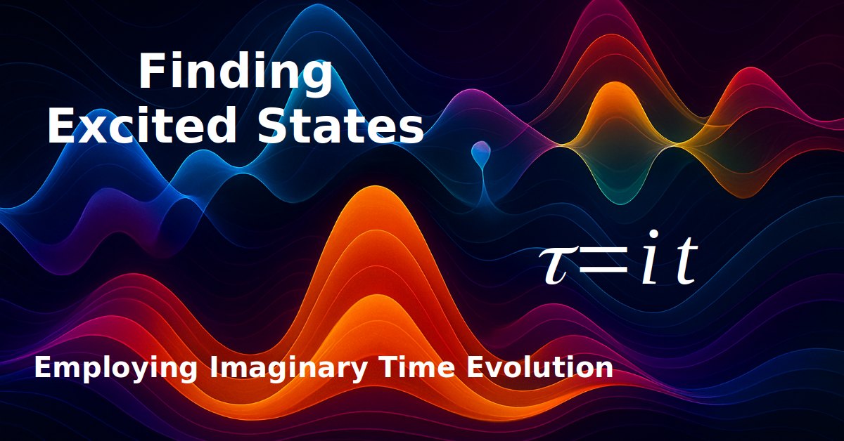 Imaginary time evolution to find excited states
