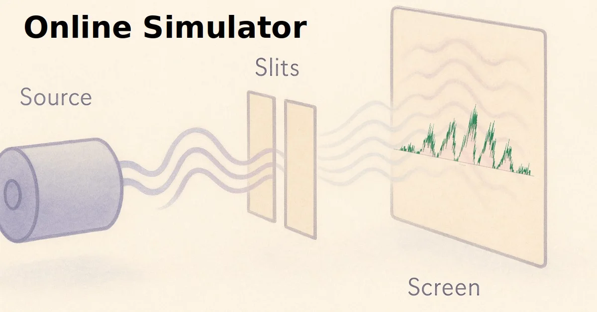 Schematic diagram of a matter-wave diffraction setup.
